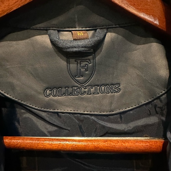 NWT Ferrari Men’s Medium F Collections Jacket Navy Blue Suede Coat Zippe… - Picture 4 of 10